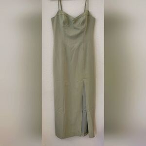 Emory Park Green Strapless Dress with Flowy Silhouette